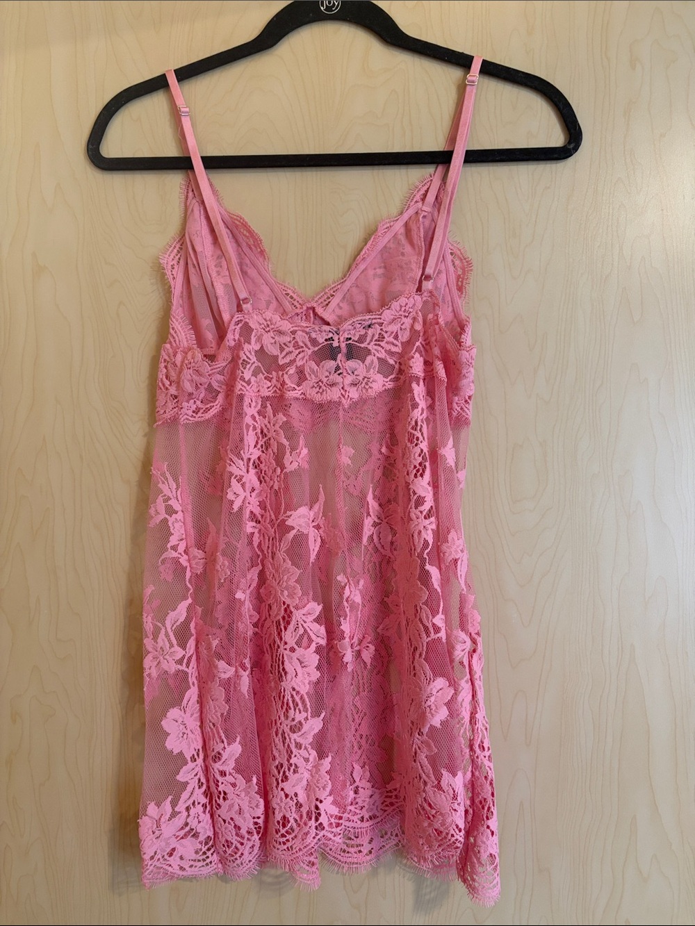 Victoria's Secret Pink Floral Lace Chemise - Picture 3 of 4